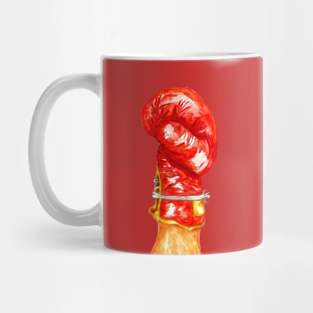 Red Boxing Glove by AnnArtshock